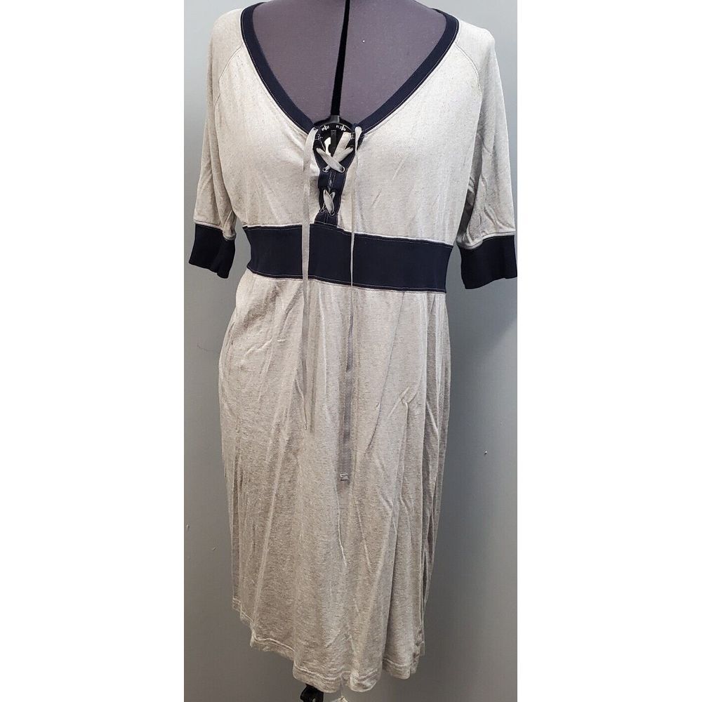 Converse Gray and Black Long Sleeve Dress